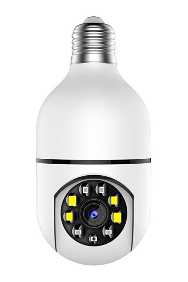 Wireless Security Camera, 1080P WiFi Lampcamera 2 Way Talk 360 Degree Motion Detection Surveillance Camera with Night Vision