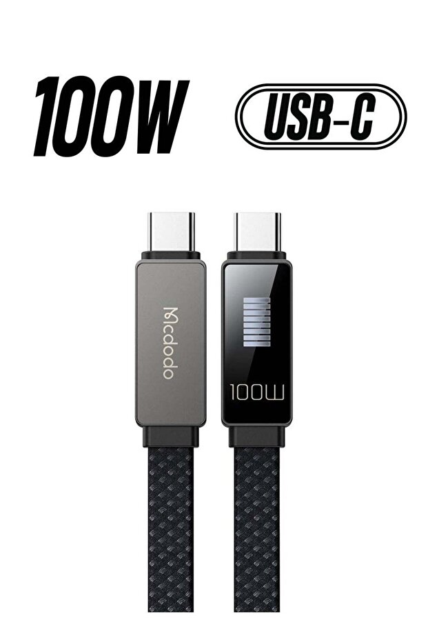 Rhythm Series 100W Type-C to Type-C Fast Charging Data Cable 1.2m – High-Speed Power and Data Transfer