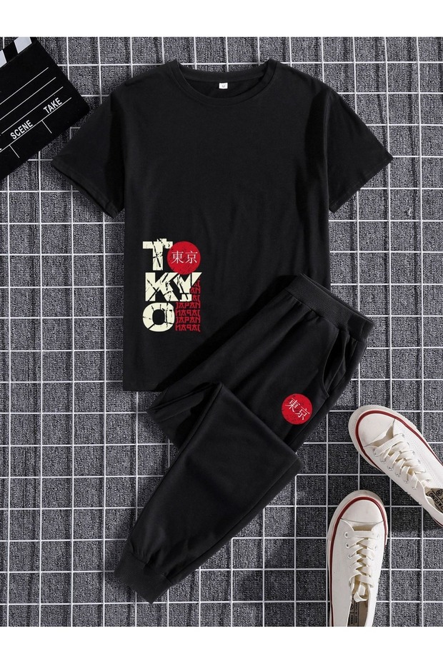 Unisex Oversize Shorts Set Short Sleeve T-Shirt Comfortable Fit Summer Casual Sports