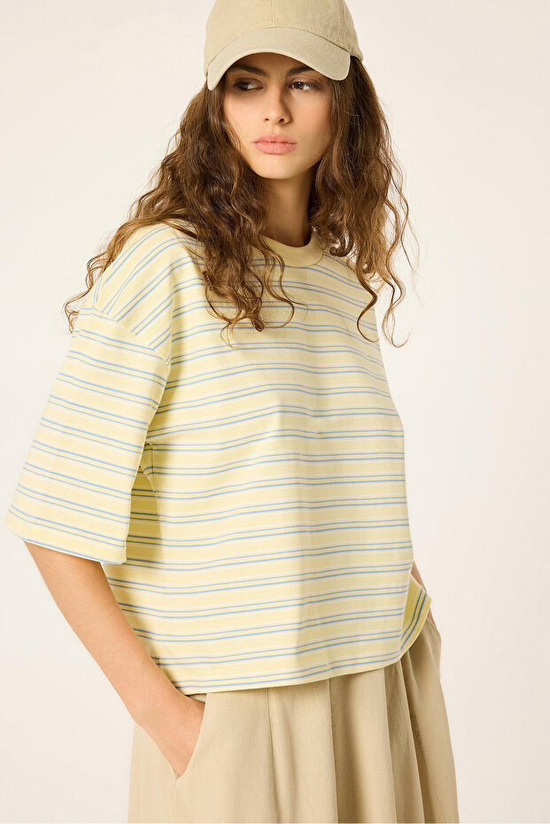 Striped Basic Tshirt - 3