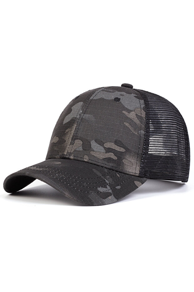 Adjustable camouflage 1 1pc Unisex Camouflage Mesh Baseball Caps Net Caps Spring and Summer Adjustab