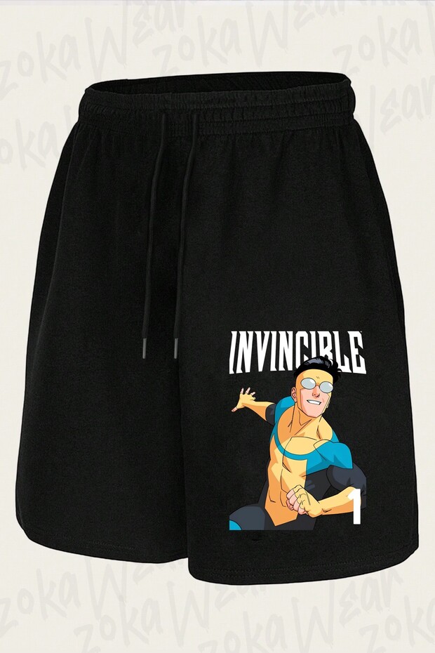 Unisex Invincible V1 Design Printed Shorts