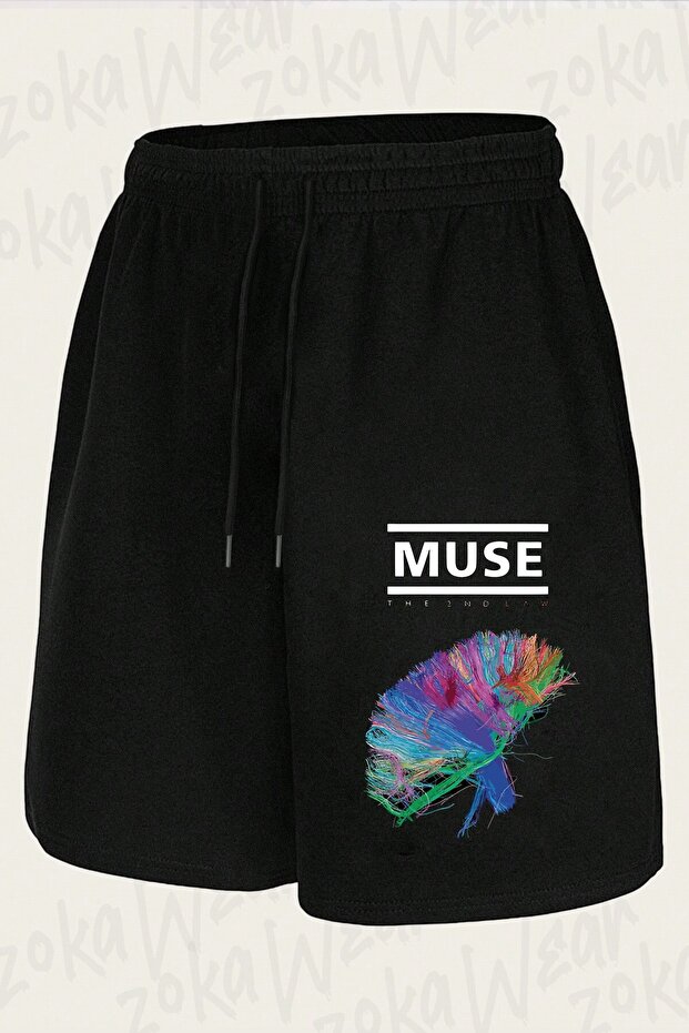 Unisex Muse The2Ndlaw Design Printed Shorts