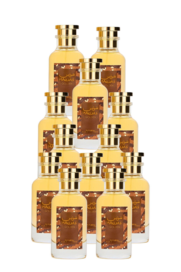 12 قطعة عطر ذهبي 100 مل