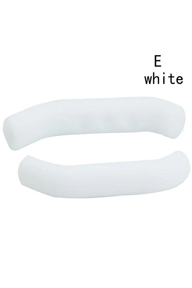 2pcs white Brake Levers Sleeve Electric Scooter Accessories Silicone Anti-Slip Brake Handle Protecti