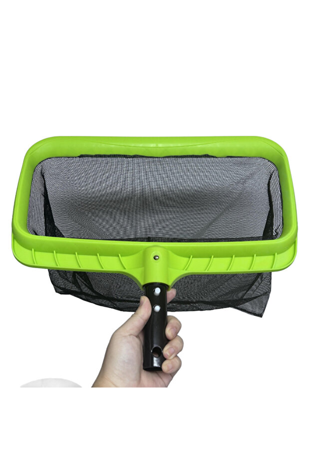 green Heavy Duty Pool Skimmer Net Leaf Cleaning Tool for Swimming Pool Fish Pond Debris Removal