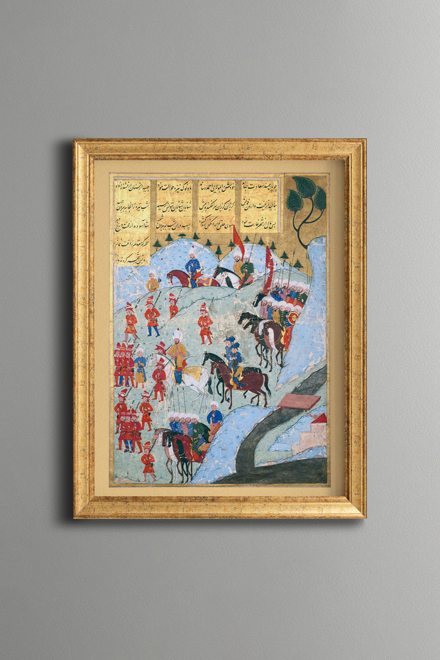 Zapt of Tunisia - Vintage Patterned Painting - Fine Model