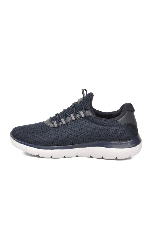 Navy Blue Anorak Comfortable Sole Men's Sports Shoes 26107 m
