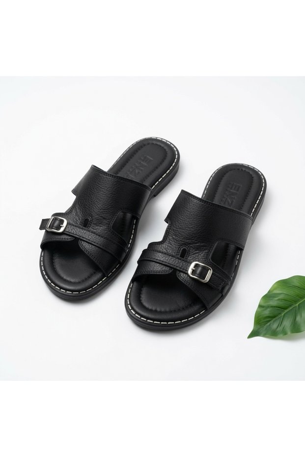 - Genuine Leather Women's Slippers