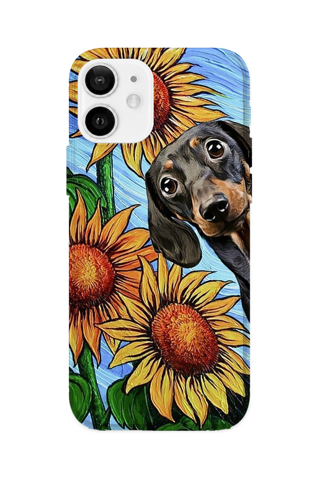 iPhone 12 Mini Compatible Printed Transparent Phone Case | Collection: Dog Lover
