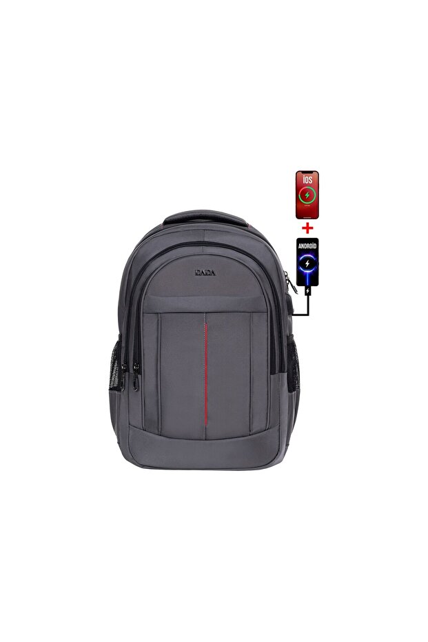 Unisex Waterproof Daily Backpack with Pockets