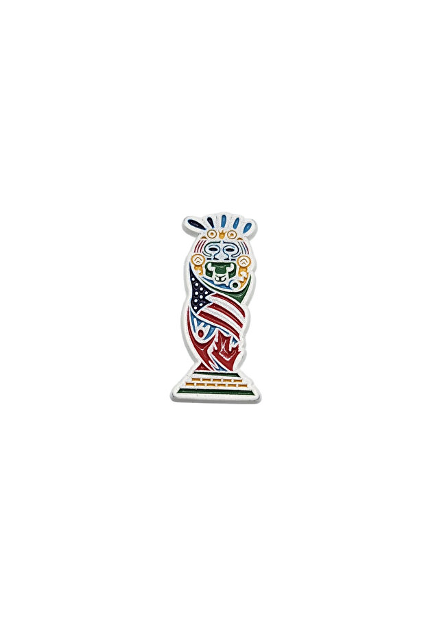 Fifa World Cup 2026 Trophy Metal Sticker, Multicolour