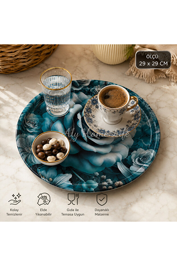 صينية منقوشة مقاس 29x29 سم