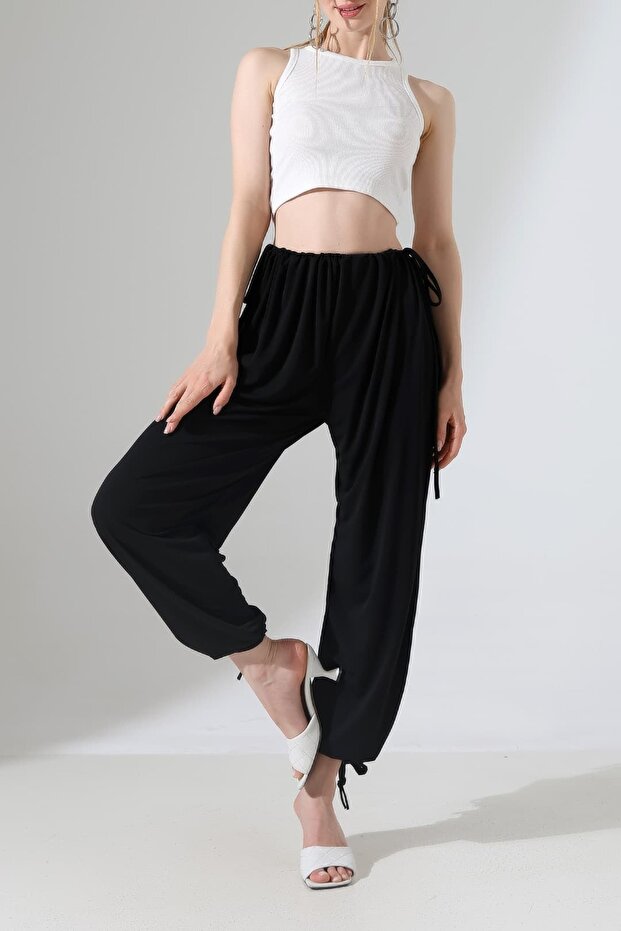Women's Sandy Adjustable Waist Lace-Up Jogger Pants