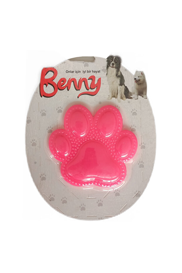 Benny Dog Toy Paw 9.5 X 9 cm Pink