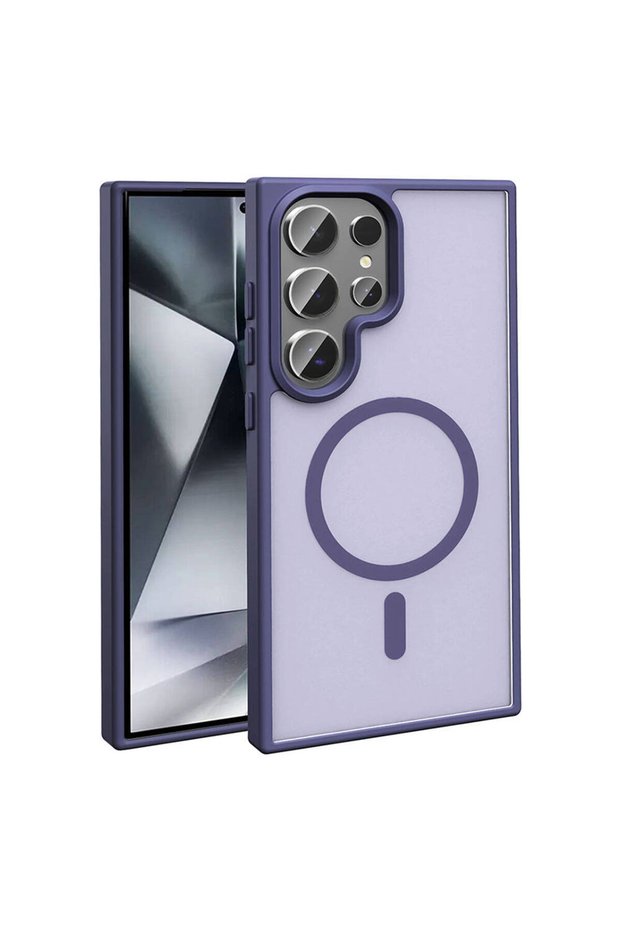 Galaxy S24 Ultra Case Magsafe Supported Camera Raised Silicone Matte Anti-Fingerprint Brsa