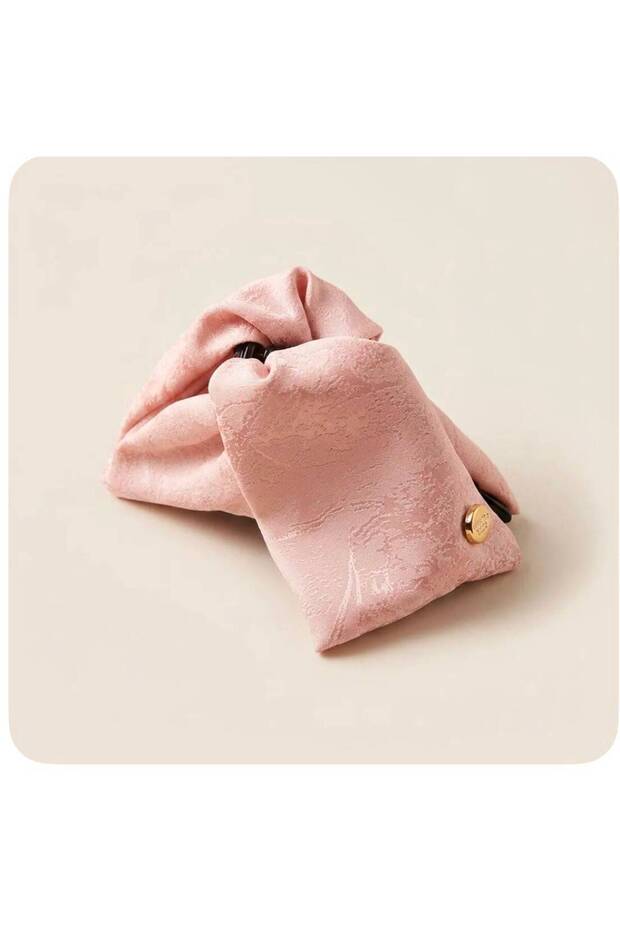 Handmade Special Series Premium Imported Acrylic Shiny Fabric Covered Clasp Buckle -13.5 cm