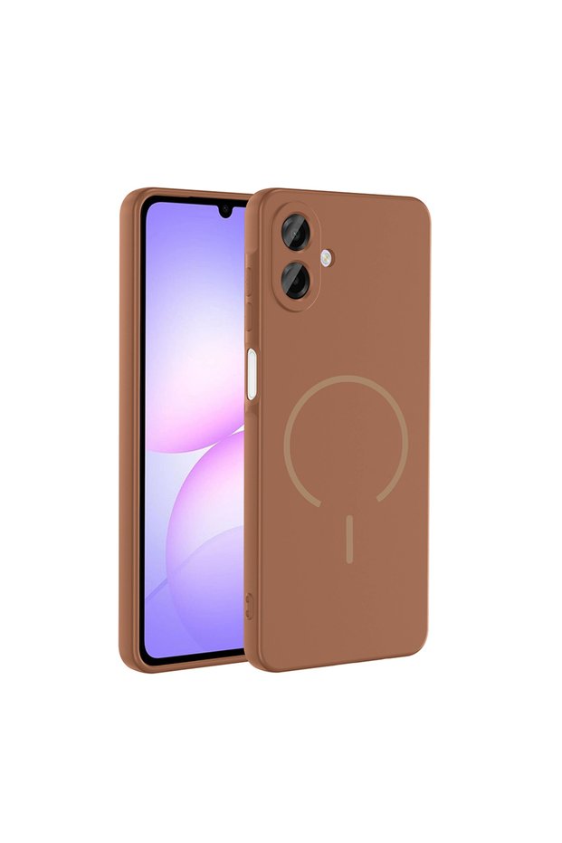 Galaxy A07 Case Magsafe Ready Soft Silicone with Camera Protection Shrp