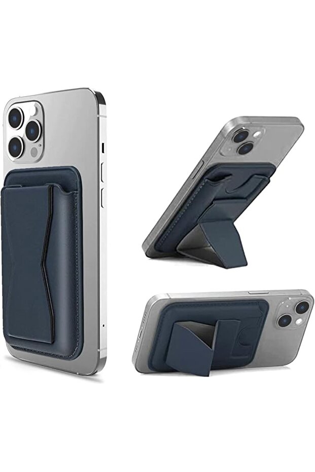 Magnetic Phone Wallet Compatible with Magsafe Wallet, Card Holder Supports Car Stand, Kickstand Phone Card Holder