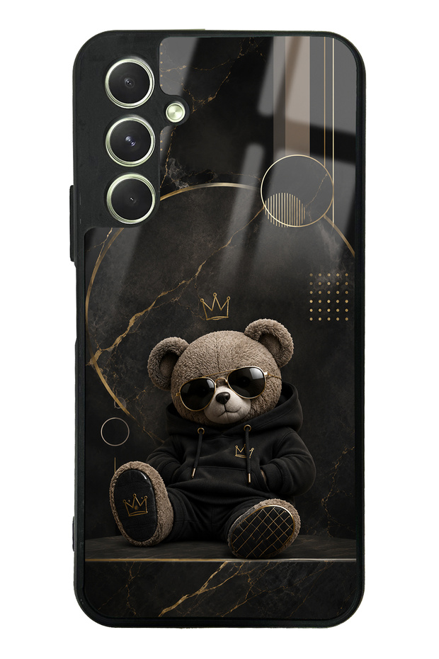 Samsung A54 Royal Teddy Design Glossy Phone Case