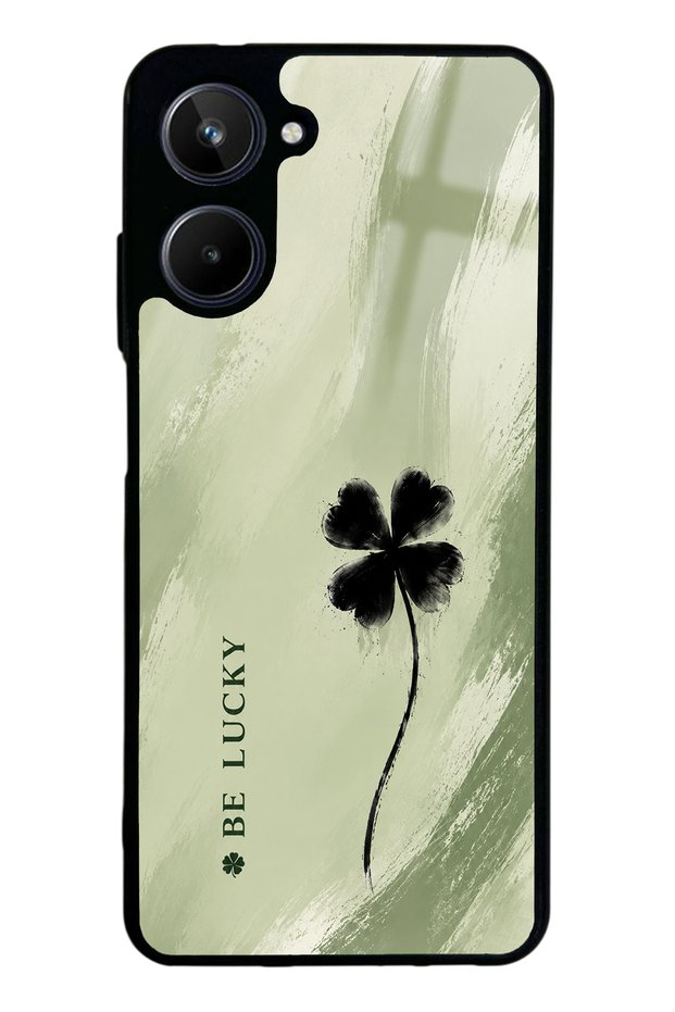 Realme 10 Sage Lucky Clover Design Glossy Phone Case