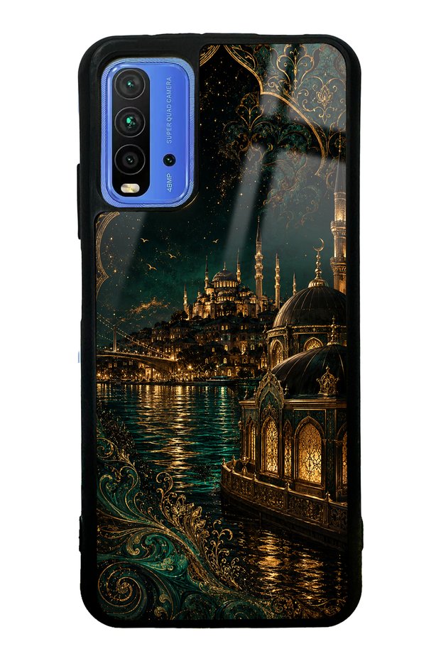 Xiaomi Redmi 9t Emerald Bosphorus Palace Design Glossy Phone Case