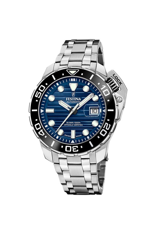 Swiss F20043/2 Automatic Diver Men's Wristwatch