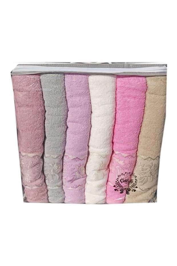 Flower Pattern Bath Towel