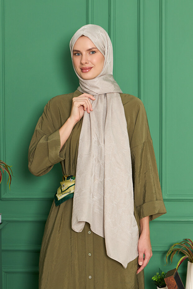 Flowy Serapi Patterned Premium Women's Scarf / Shawl