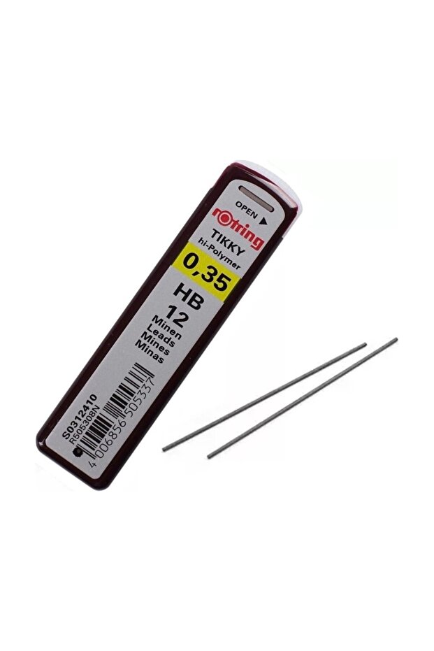 Rotring Min 0.3 2B Hi-Polymer Box of 10 S0312410