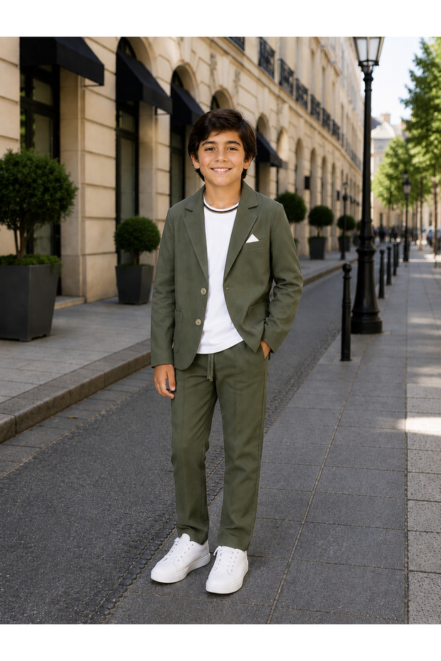 Boy's Cotton Sports Suit for Eid and Special Occasions