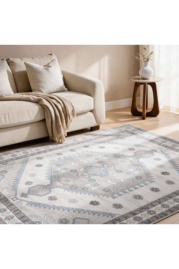 Trancey Supersoft Fur Rug 200x290cm - Grey