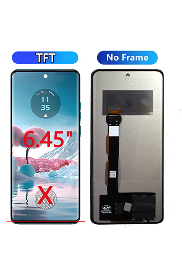 شاشة عرض OLED جديدة بدون إطار 40Neo TFT لهاتف Edge 40، شاشة LCD تعمل باللمس مع محول رقمي لهاتف Edge 40