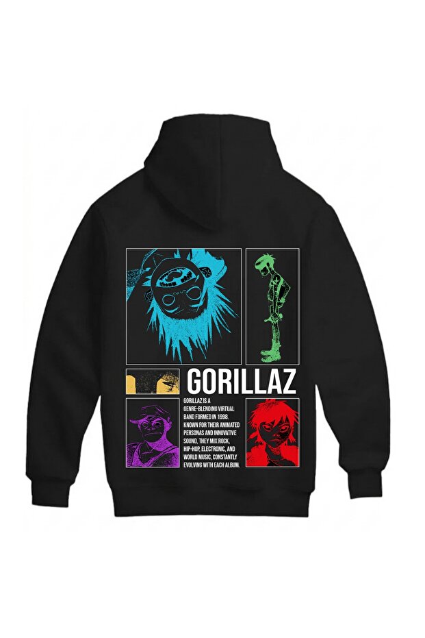 Gorillaz Unisex Oversize 100% Cotton Sweatshirt