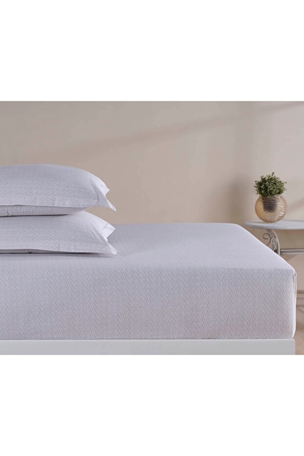 Double Fitted Sheet Set 160X200 Mira Beige