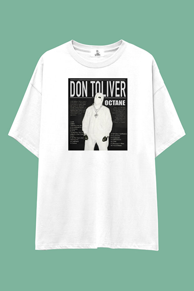 Don Toliver Series Versatile Fit T-Shirt | Unisex 100% Cotton Black & White Rapper Printed Custom Design Tee
