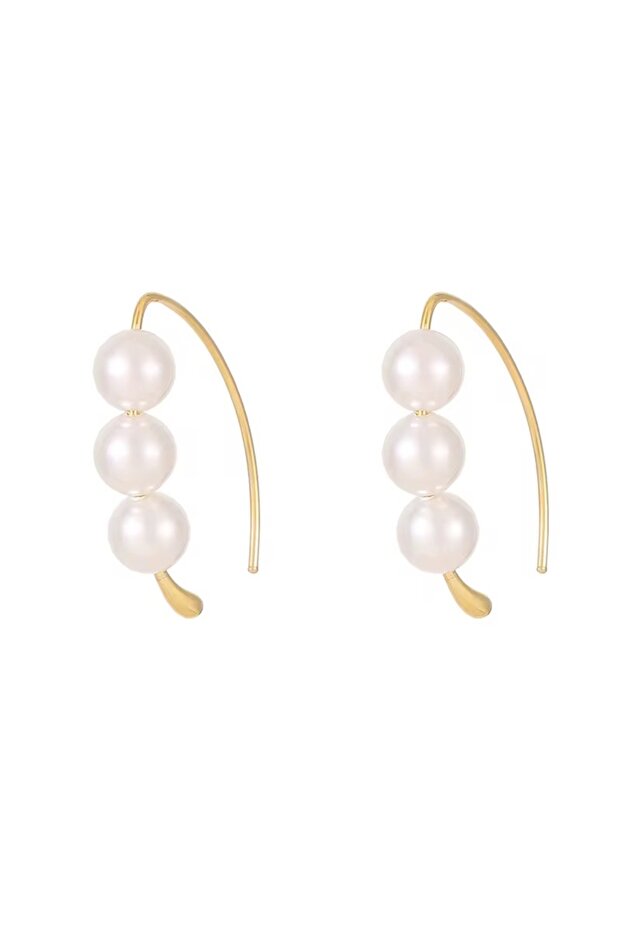 Pearl Arc Küpe