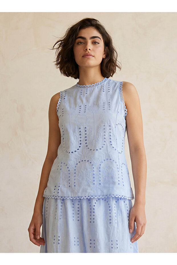 STRAPPY SCHIFFLI TOP SET