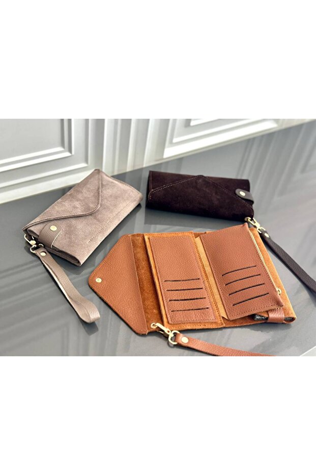Genuine Leather Wallet Handbag