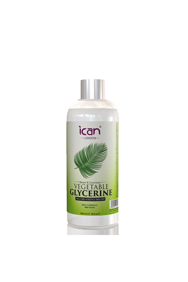 100% Natural & Concentrated Vegetable Glycerine 500ml – Pure Plant-Based Moisturiser for Skin, Hair & Nails | Deep Hydration Formula