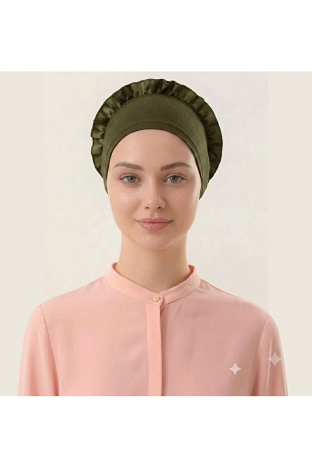 شال بونيه مكشكش للحجاب BON23502 - TR