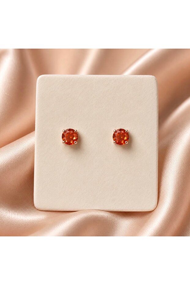 Ruby Glow Studs