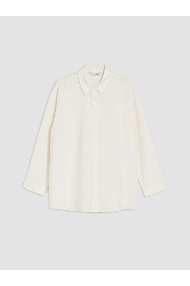 Trendlucky Embroidered Modal Blend Women's Shirt Tunic with a Difference