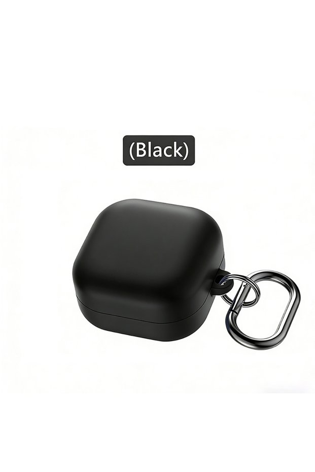For Galaxy Buds4 Pro Black With Hook Earphone Case For Buds 4 Pro Buds4 Case Wireless Charging Sil