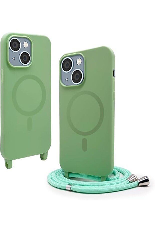 Magnetic Lanyard Strap Case Compatible with iPhone 14(6.1"),[Compatible with MagSafe]