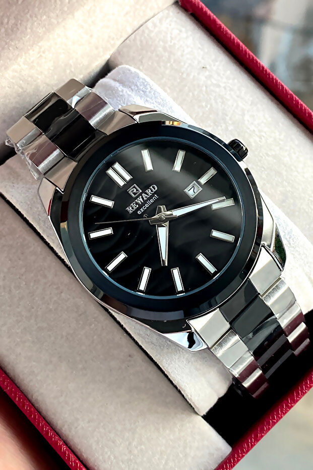 Original men's quartz wristwatch - waterproof stainless steel band