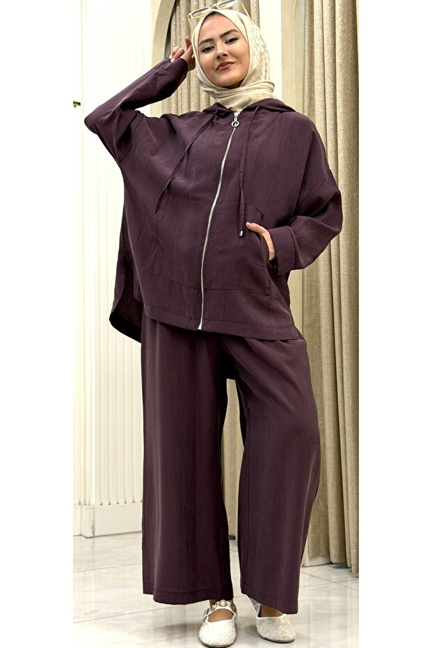 Hooded Tencel Modal Double Set