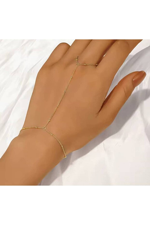 سلسلة كف عيار فضة 925 بتصميم ناعم