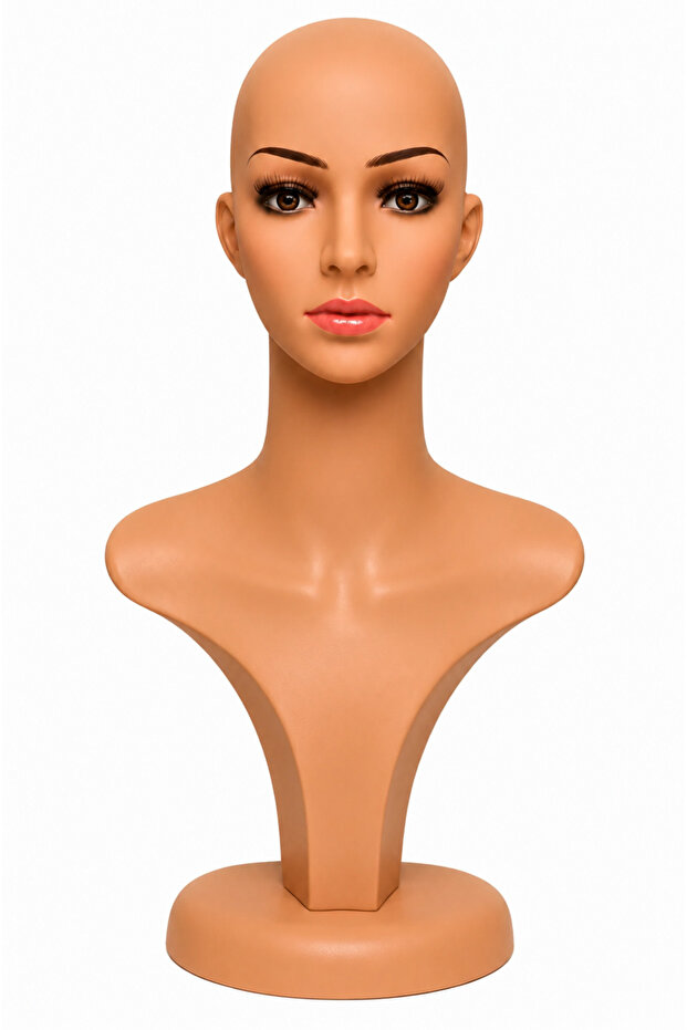 Professional Wig Mannequin Head with Shoulders - Modular Detachable