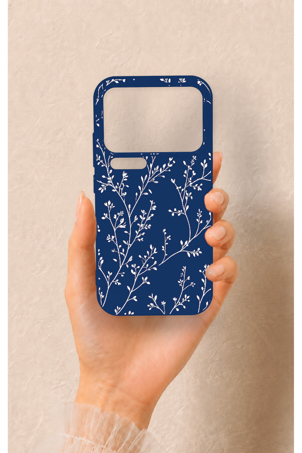 Mi 17 Pro 5g Compatible Thin Leaf Branch Pattern Silicone Case